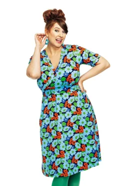 New Vivi klänning Humlesurr Blå Klänningar