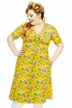 Online Vivi klänning Humlesurr Gul Klänningar
