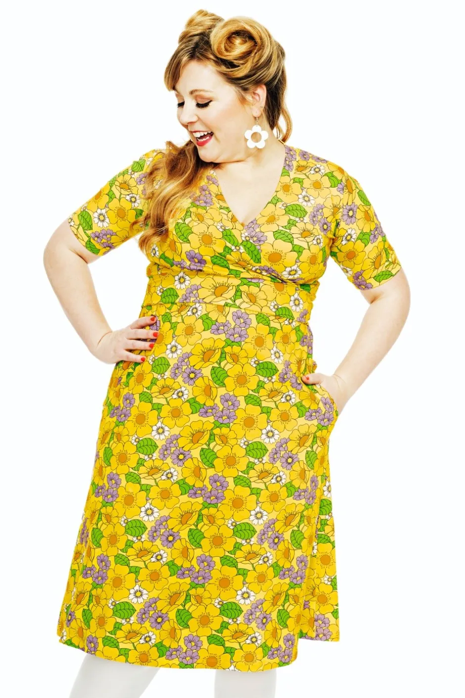Online Vivi klänning Humlesurr Gul Klänningar