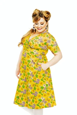 Online Vivi klänning Humlesurr Gul Klänningar