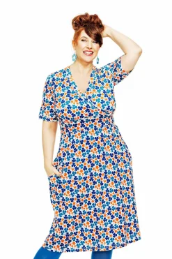 Outlet Vivi klänning Klöver Orange Klänningar