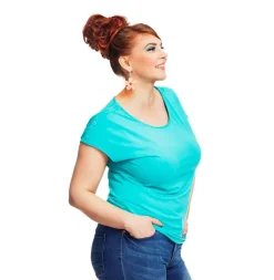 Discount Ylva topp Turkos Toppar